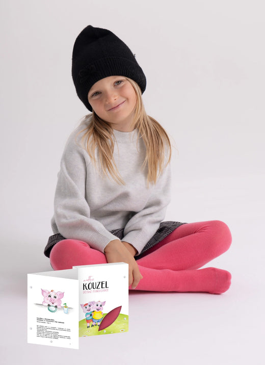 Dětské punčocháče v knížce s pohádkou – POHÁDKY I (růžové)