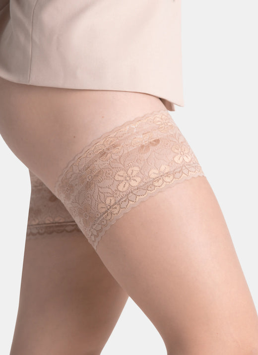 Samodržící punčochy | nadotec RADOSTI | 20 DEN béžová