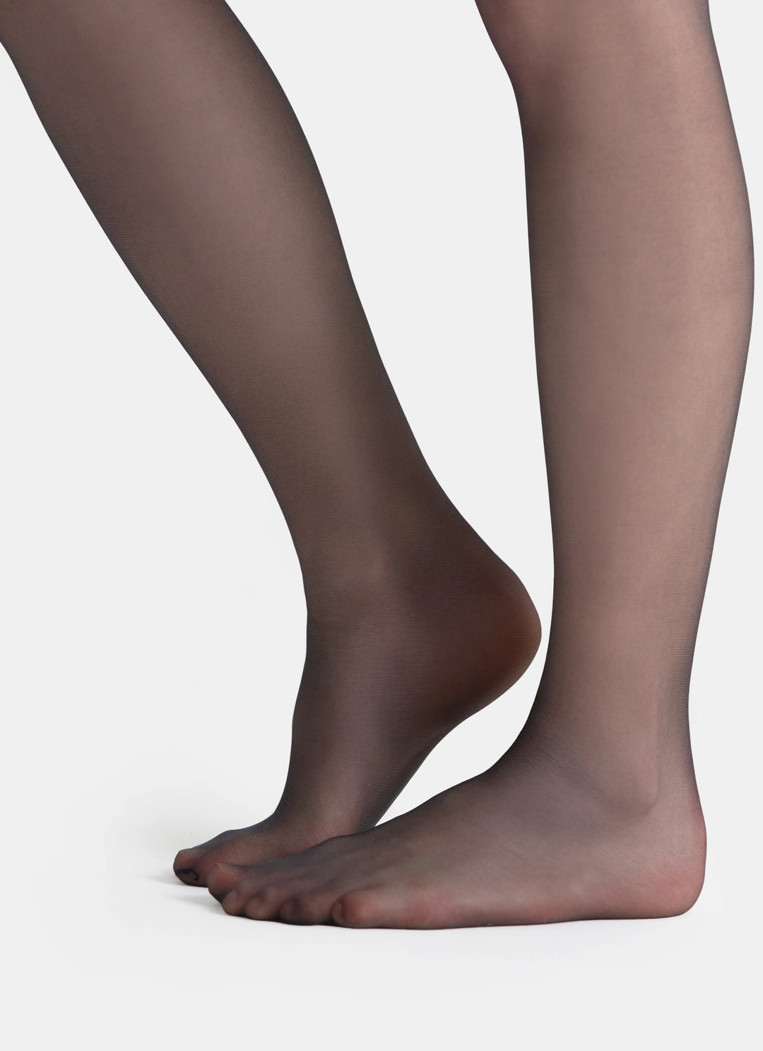 Klasické punčochy s transparentní špičkou | nadotec DUŠE | 20 DEN černá