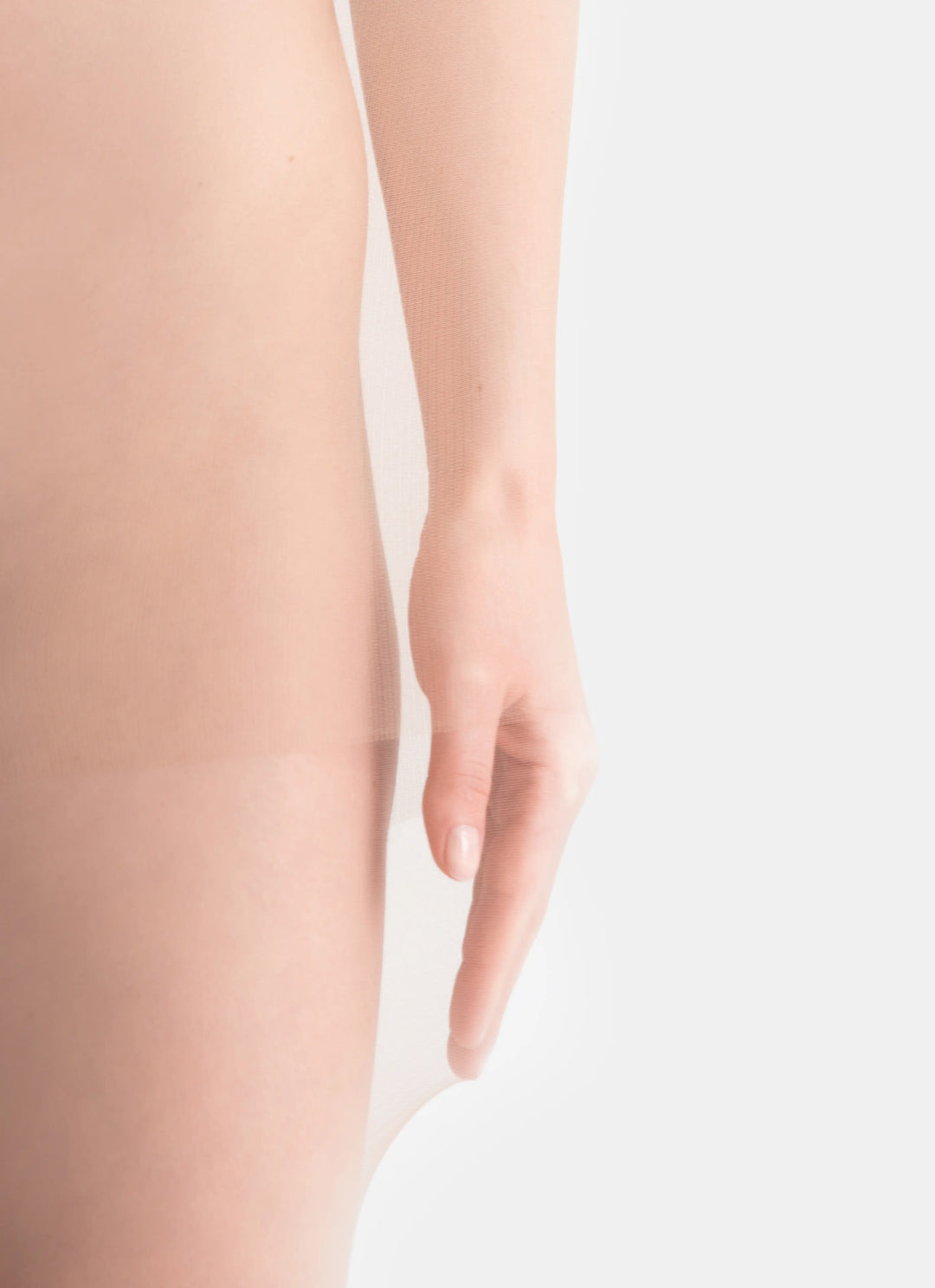 5 PACK: Klasické punčochy s transparentní špičkou | nadotec DUŠE | 20 DEN béžová