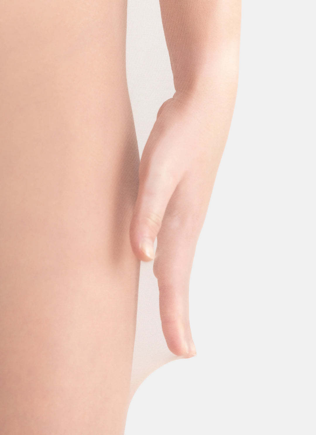 Punčochy s krajkovým pásem | nadotec KRÁSY | 30 DEN béžová