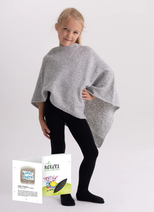 Dětské punčocháče v knížce s pohádkou – POHÁDKY V (černé)